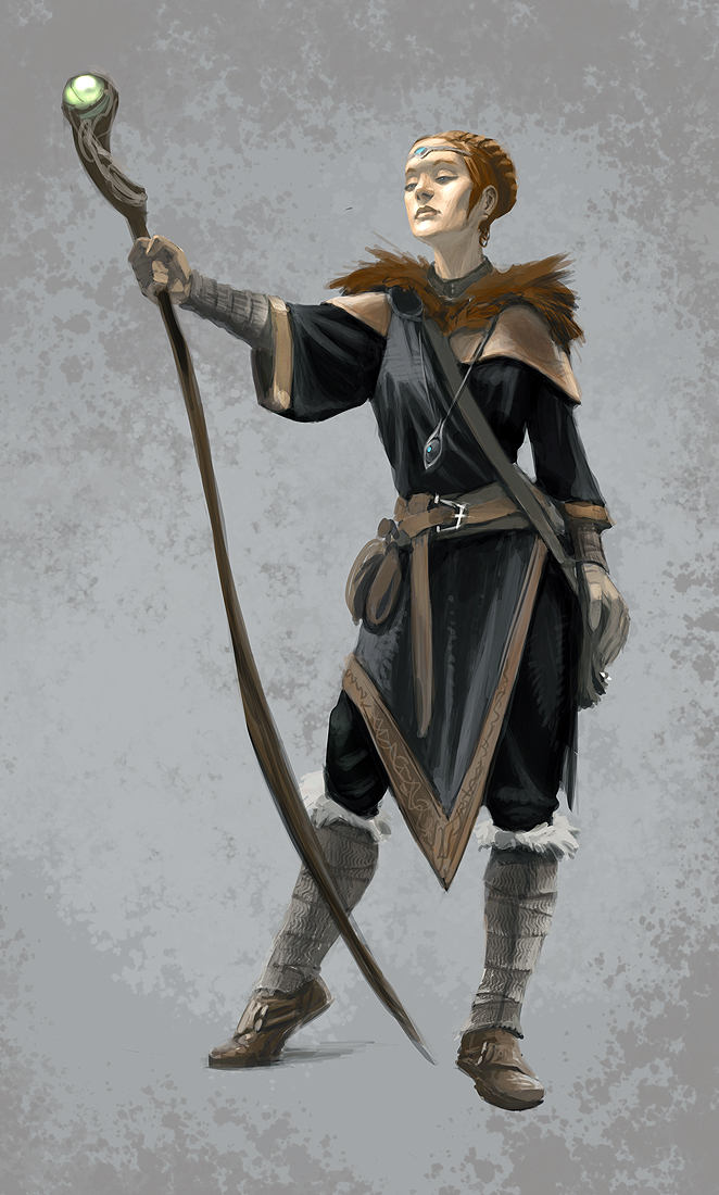 Art of Ray Lederer TESVSkyrim Mages Pt. 1